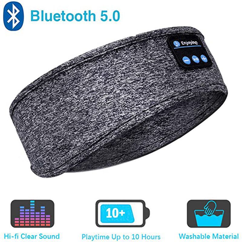 COMFORTABLE Wireless Bluetooth WORKOUT or SLEEPING Headphones Headband EXTRA COMFORT PREMIUM  audio Thin SOFT ELASTIC MATERIAL with comfortable ear speakers