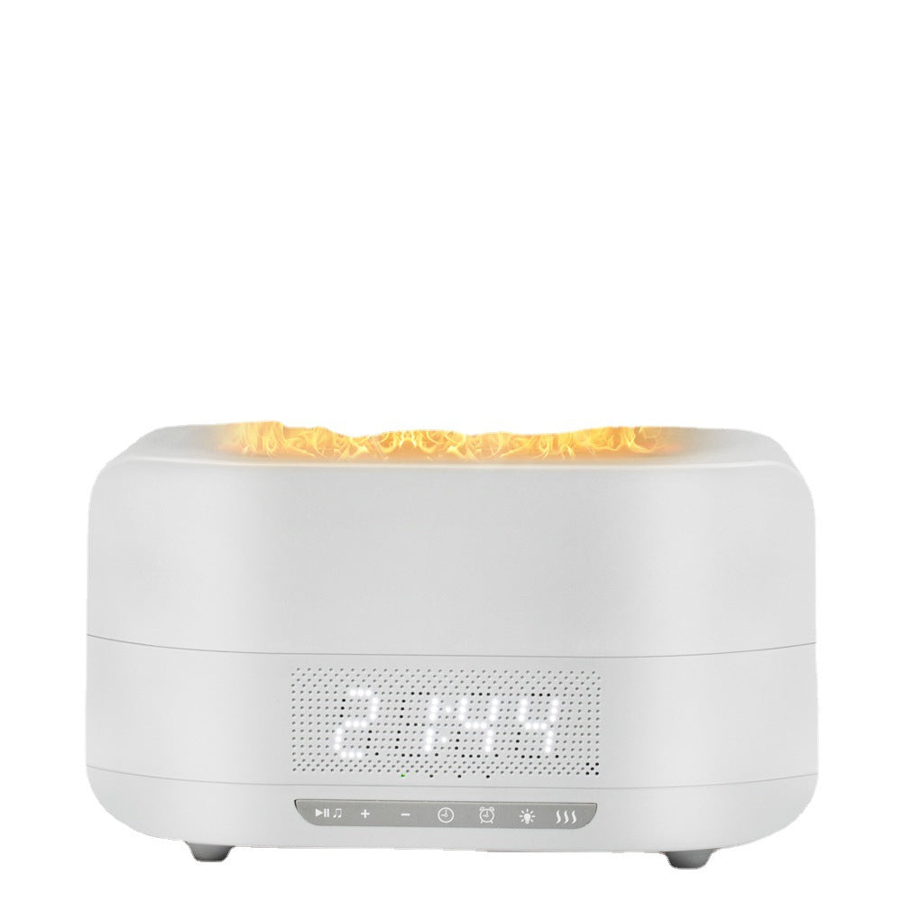 ALL-IN-ONE Essential Oil Diffuser, Aroma Diffuser with Bluetooth Speaker Alarm Clock - Diffuser Cool Mist Humidifier with 7 Colors Lights 5 Timer Diffusers for Essential Oils Large Room Home Office